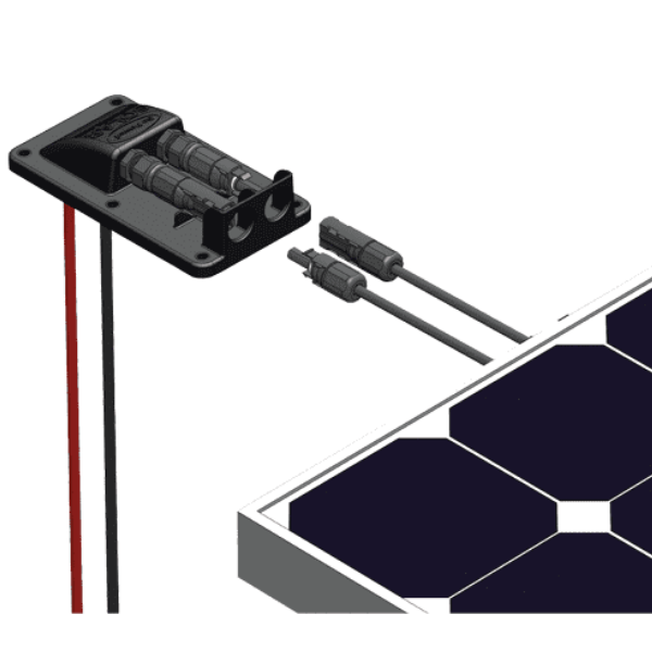 Cable entry plate quick connection
