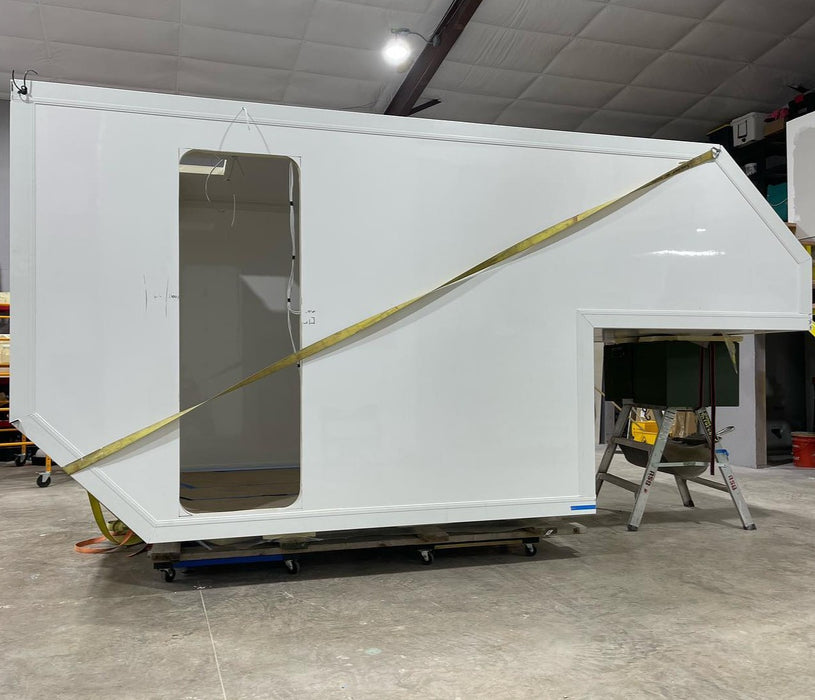 in production flat bed with departure angle