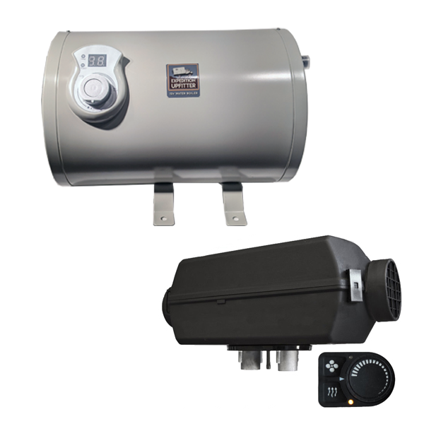 COMBO : EX-UP 12V Water Boiler & Planar/Autoterm Diesel Heater