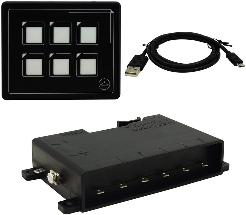 12V Touch Control Panel 6 Buttons / 35A / Wired