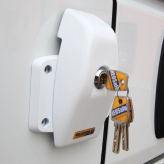 close up of swivel lock