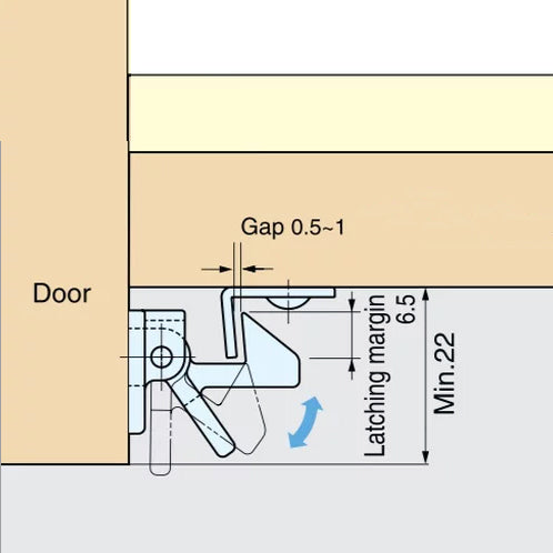 locking catch diagram