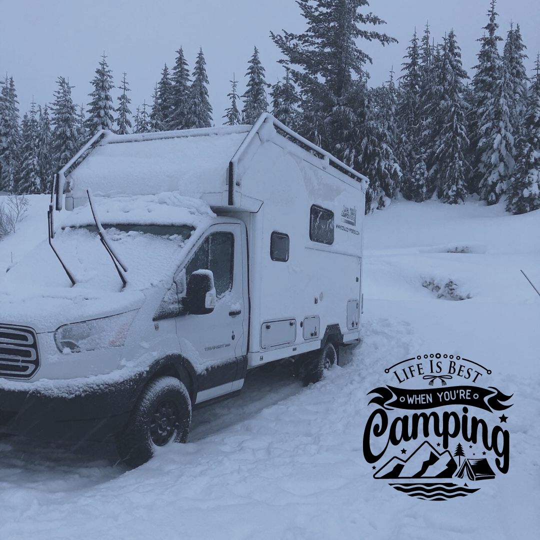 Staying warm while winter camping