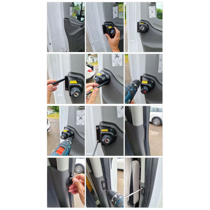 [HEOSolution] FORD Transit 2013-24 FRONT DOOR Lock Set [14656]