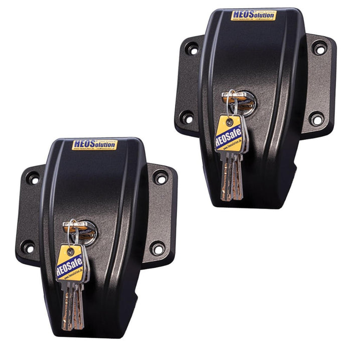 HEO Solutions® Swivel Security lock for Vans & Military trucks (Double Set - 1760-2 / 2 colors)