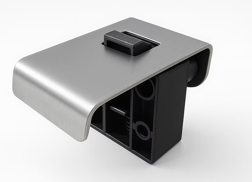 [RV LABS] Locking Drawer Latch - Brushed Stainless [42 or 100mm]