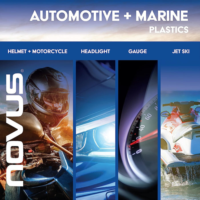 [NOVUS] Acrylic Cleaner & Polish (3 steps Kit)