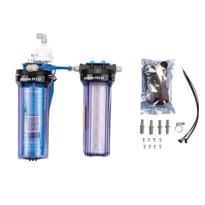 [Guzzle H2O] Stealth 2x10 Built-In Water Filtration & Purification System