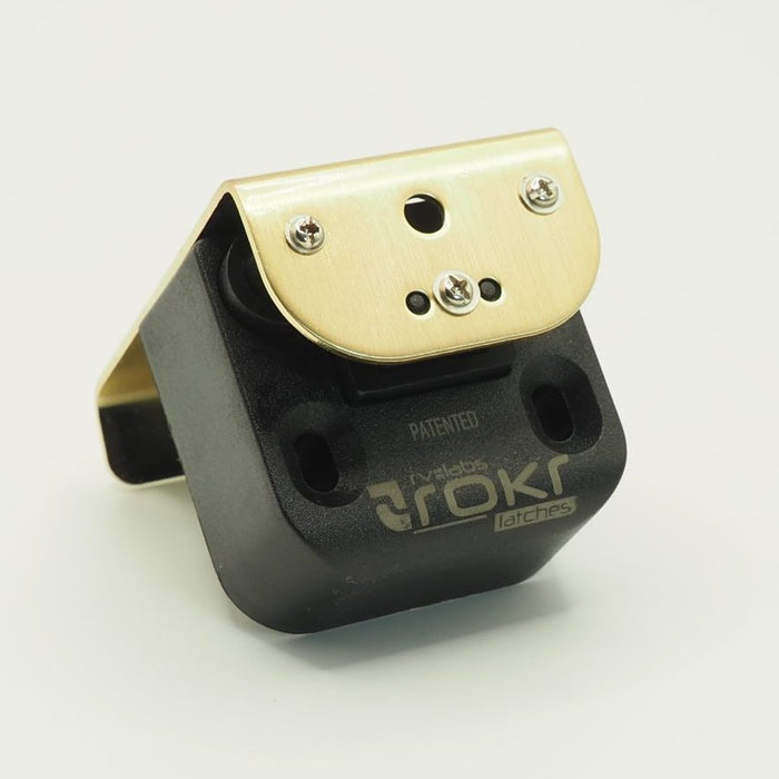[RV LABS] Locking Drawer Latch - Brushed Brass [42mm]
