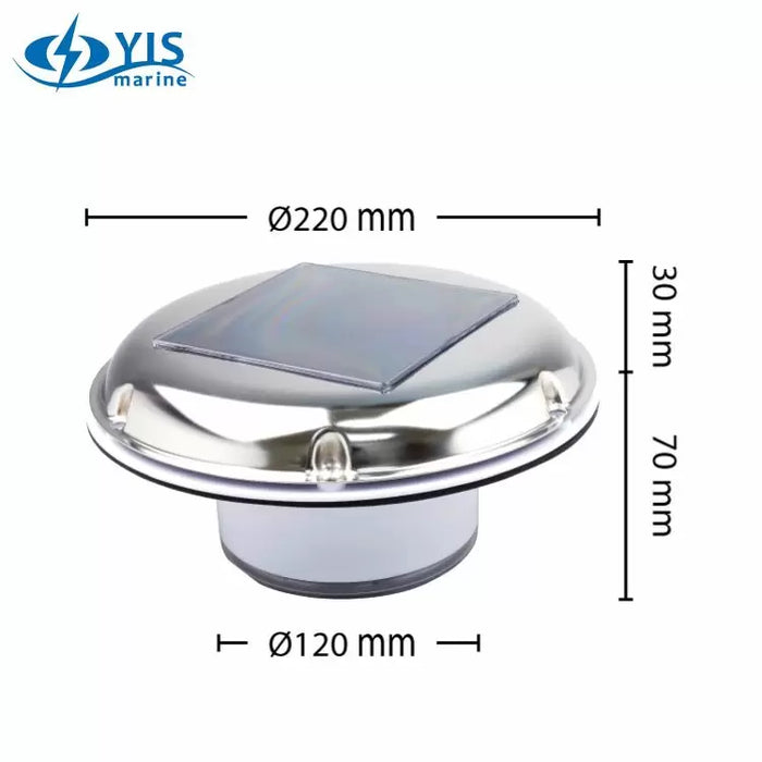[YIS MARINE] Solar Ventilator for Marine, Caravans, and Motorhomes