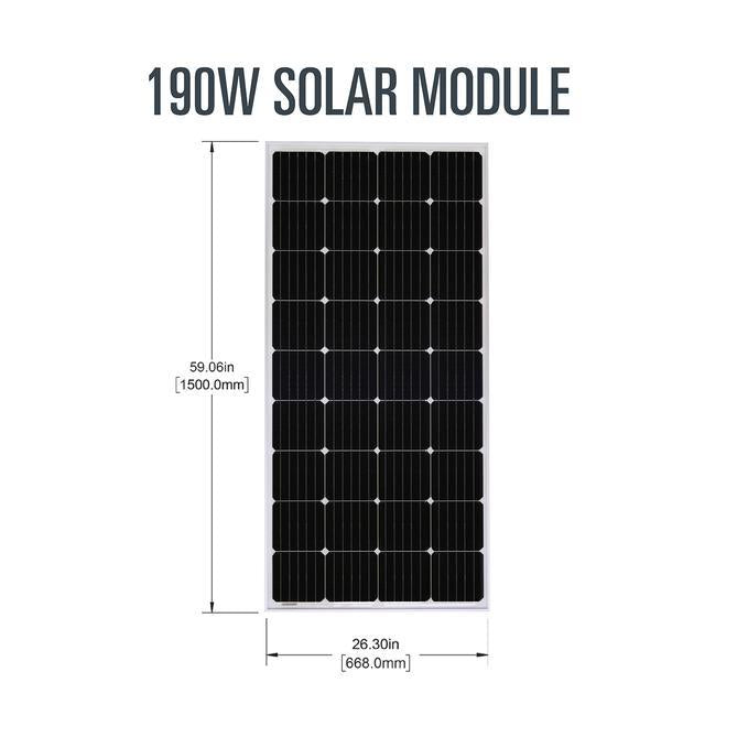 Overlander Starter Solar Kit 190w