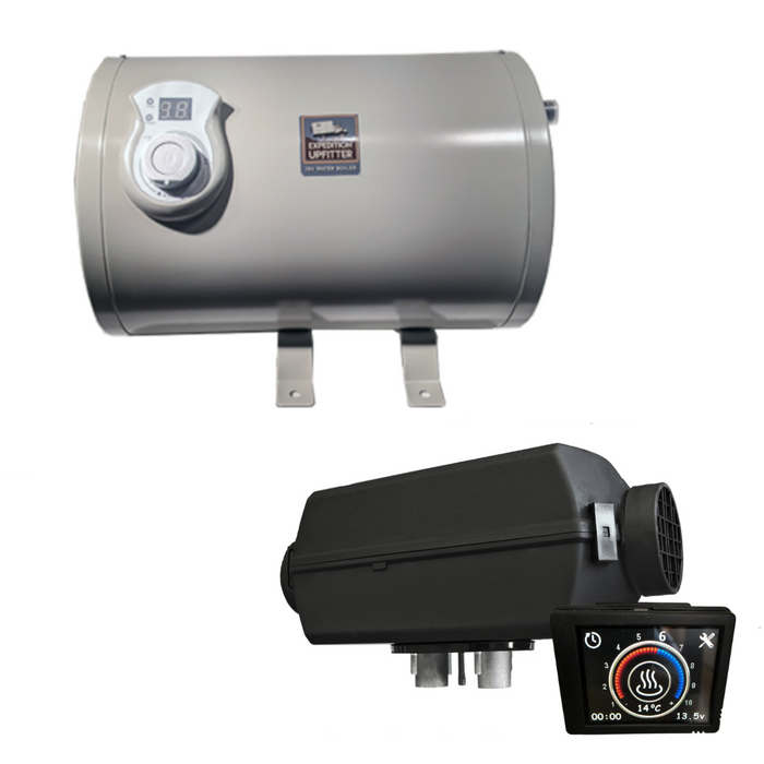 COMBO : EX-UP 12V Water Boiler & Planar/Autoterm Diesel Heater