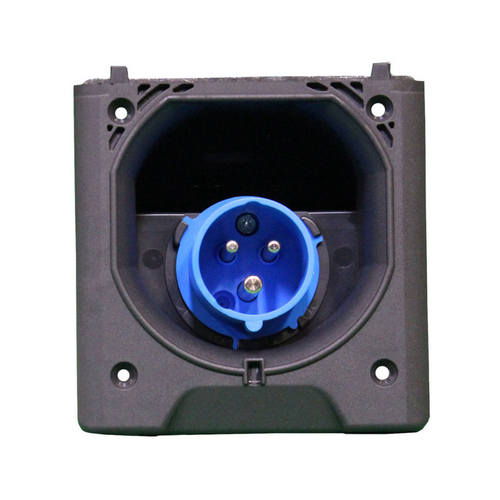 Electrical Receptacle with inlet cover and optional plug