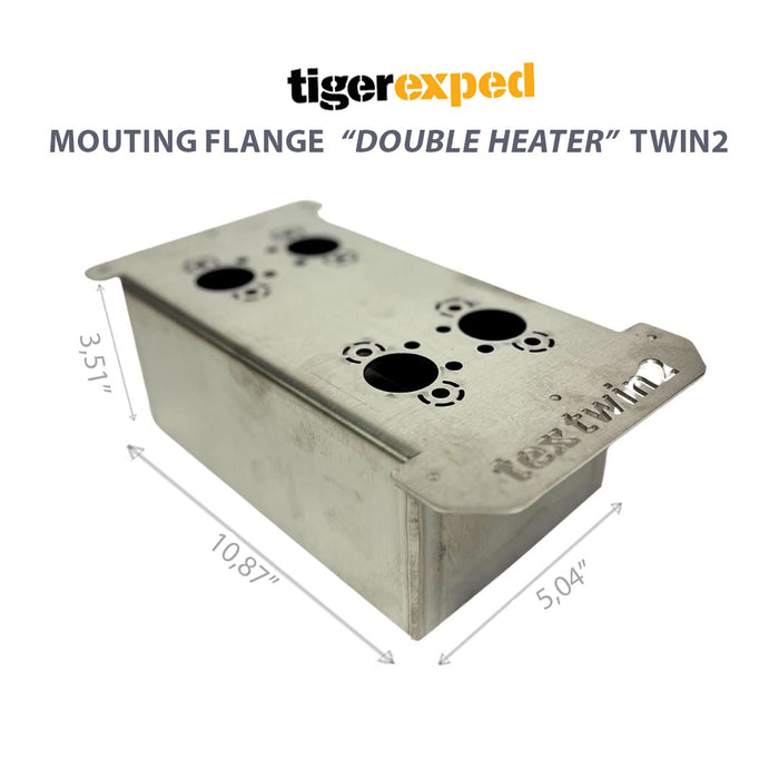 Double Heater Mounting Flange
