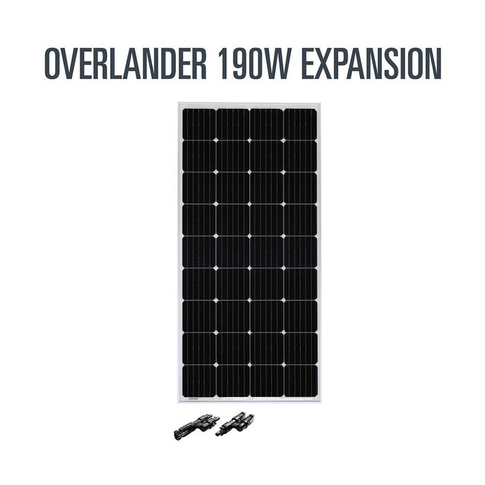 Overlander Expansion Solar Kit (190 Watts) By Go Power