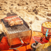 skotti grill on beach