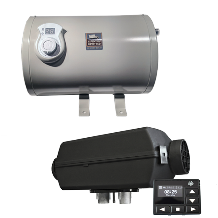 COMBO : EX-UP 12V Water Boiler & Planar/Autoterm Diesel Heater
