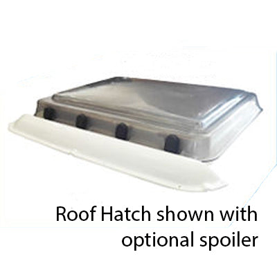 electric roof hatch with spoiler