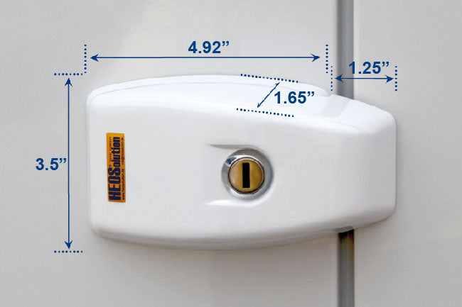 measurement for swivel lock