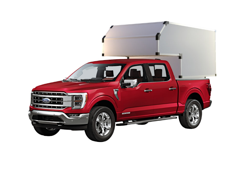 [TOTAL COMPOSITES] Wolf 8' Slide in Camper Shell (Ford F Series / Dodg ...